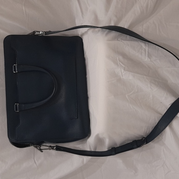 Bally shoulder laptop bag. Blue. Purchased for over $2000, open to offers. - Picture 7 of 7